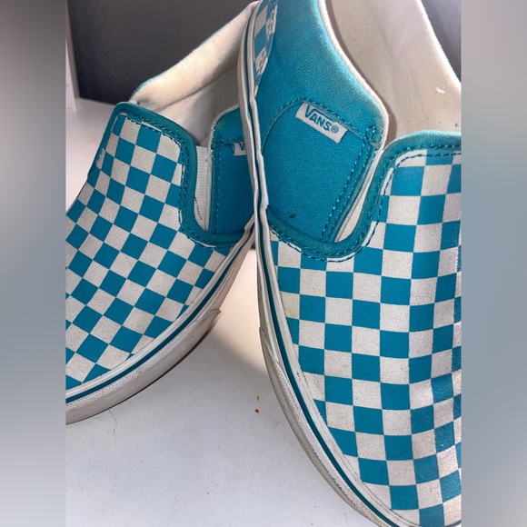 Vans Shoes Blue Vans Size 5 In Womens Poshmark